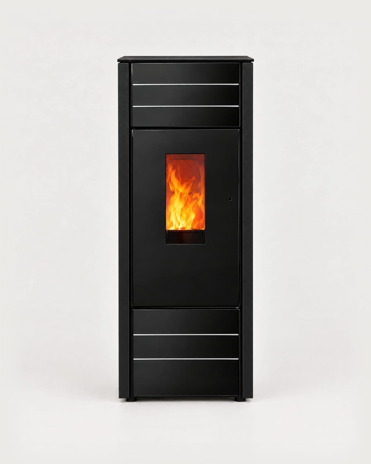 Wodtke family.nrg, uitvoering Glas zwart, brandend, vooraanzicht